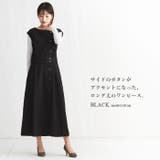 目を惹くサイドのボタン。コーデュロイ ワンピース ワンピース | HAPPY急便 by VERITA.JP | 詳細画像11 