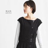 目を惹くサイドのボタン。コーデュロイ ワンピース ワンピース | HAPPY急便 by VERITA.JP | 詳細画像12 