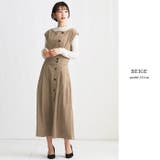 目を惹くサイドのボタン。コーデュロイ ワンピース ワンピース | HAPPY急便 by VERITA.JP | 詳細画像13 