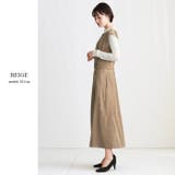 目を惹くサイドのボタン。コーデュロイ ワンピース ワンピース | HAPPY急便 by VERITA.JP | 詳細画像14 