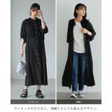 さらっと軽い着心地。レース切替バンドカラーシャツワンピ ワンピース ワンピ | HAPPY急便 by VERITA.JP | 詳細画像14 