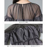 大人の華やかワンピ。タフタ＆チュールドッキングワンピ ワンピース ロングワンピ | HAPPY急便 by VERITA.JP | 詳細画像21 