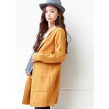 着心地抜群!肌に馴染むなめらかなニット。コート風ニットカーディガン カーディガン | HAPPY急便 by VERITA.JP | 詳細画像18