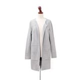 着心地抜群!肌に馴染むなめらかなニット。コート風ニットカーディガン カーディガン | HAPPY急便 by VERITA.JP | 詳細画像3