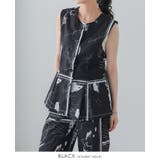 日常にアートを感じる。英字プリントベスト ベスト ジレ | HAPPY急便 by VERITA.JP | 詳細画像12 