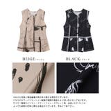 日常にアートを感じる。英字プリントベスト ベスト ジレ | HAPPY急便 by VERITA.JP | 詳細画像3 