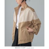 大人のカジュアルアウター。配色スタンドカラージップアップブルゾン ブルゾン ジャ… | HAPPY急便 by VERITA.JP | 詳細画像12 