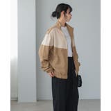 大人のカジュアルアウター。配色スタンドカラージップアップブルゾン ブルゾン ジャ… | HAPPY急便 by VERITA.JP | 詳細画像14 