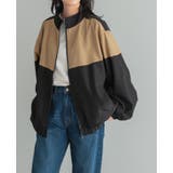 大人のカジュアルアウター。配色スタンドカラージップアップブルゾン ブルゾン ジャ… | HAPPY急便 by VERITA.JP | 詳細画像5 