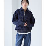 ラフに羽織れる大人のカジュアルアウター。デニムフライトジャケット Gジャン アウ… | HAPPY急便 by VERITA.JP | 詳細画像11 