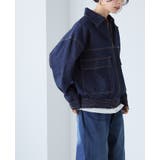ラフに羽織れる大人のカジュアルアウター。デニムフライトジャケット Gジャン アウ… | HAPPY急便 by VERITA.JP | 詳細画像12 