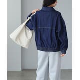 ラフに羽織れる大人のカジュアルアウター。デニムフライトジャケット Gジャン アウ… | HAPPY急便 by VERITA.JP | 詳細画像15 