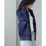 ラフに羽織れる大人のカジュアルアウター。デニムフライトジャケット Gジャン アウ… | HAPPY急便 by VERITA.JP | 詳細画像16 