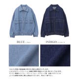 ラフに羽織れる大人のカジュアルアウター。デニムフライトジャケット Gジャン アウ… | HAPPY急便 by VERITA.JP | 詳細画像3 