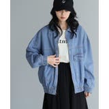 ラフに羽織れる大人のカジュアルアウター。デニムフライトジャケット Gジャン アウ… | HAPPY急便 by VERITA.JP | 詳細画像8 