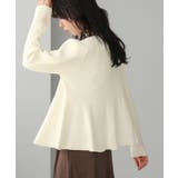 自慢のフレアシルエット。ペプラムフレアカーディガン カーデ カーディガン | HAPPY急便 by VERITA.JP | 詳細画像15 