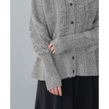立体感を編地で表現。柄編みペプラムカーディガン カーデ カーディガン | HAPPY急便 by VERITA.JP | 詳細画像18