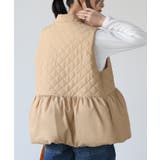 女性らしくアップデート。ファイバーダウンペプラムベスト ベスト ダウン | HAPPY急便 by VERITA.JP | 詳細画像17 