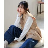 女性らしくアップデート。ファイバーダウンペプラムベスト ベスト ダウン | HAPPY急便 by VERITA.JP | 詳細画像18 