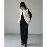 女性らしくアップデート。ファイバーダウンペプラムベスト ベスト ダウン | HAPPY急便 by VERITA.JP | 詳細画像20 