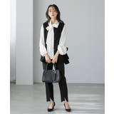 印象に残るサイドデザイン。ビッグリボンジレ ジレ ベスト | HAPPY急便 by VERITA.JP | 詳細画像17 