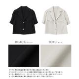 上品な大人アウター。半袖パフジャケット ジャケット ショート丈 | HAPPY急便 by VERITA.JP | 詳細画像3