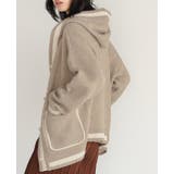 コートとカーデのいいとこどり。配色ニットパーカーカーディガン カーデ ニット | HAPPY急便 by VERITA.JP | 詳細画像12 