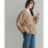 レディなデザインに惹かれる。バルーン切替ジャケット 洗える ペプラム | HAPPY急便 by VERITA.JP | 詳細画像16 