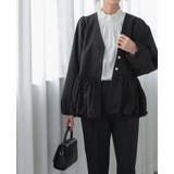 レディなデザインに惹かれる。バルーン切替ジャケット 洗える ペプラム | HAPPY急便 by VERITA.JP | 詳細画像6 