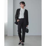 レディなデザインに惹かれる。バルーン切替ジャケット 洗える ペプラム | HAPPY急便 by VERITA.JP | 詳細画像9 