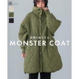 シルエットを変えれる万能アウター。キルトフード付きコート コート キルティング | HAPPY急便 by VERITA.JP | 詳細画像1 