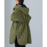 シルエットを変えれる万能アウター。キルトフード付きコート コート キルティング | HAPPY急便 by VERITA.JP | 詳細画像18 