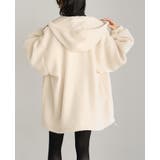 ゆるっと羽織れる、あったかアウター。ボアビッグシルエット フード付ブルゾン コート | HAPPY急便 by VERITA.JP | 詳細画像13 