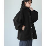 ゆるっと羽織れる、あったかアウター。ボアビッグシルエット フード付ブルゾン コート | HAPPY急便 by VERITA.JP | 詳細画像19 