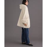 ゆるっと羽織れる、あったかアウター。ボアビッグシルエット フード付ブルゾン コート | HAPPY急便 by VERITA.JP | 詳細画像9 