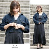 雰囲気たっぷりアウター。後ろボタン デニムジャケット Gジャン | HAPPY急便 by VERITA.JP | 詳細画像16 