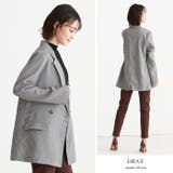 羽織るだけで大人顔。チェックWブレストジャケット ジャケット テーラードジャケッ… | HAPPY急便 by VERITA.JP | 詳細画像12 