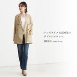 羽織るだけで大人顔。チェックWブレストジャケット ジャケット テーラードジャケッ… | HAPPY急便 by VERITA.JP | 詳細画像14 