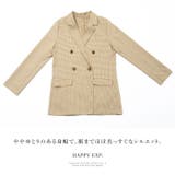 羽織るだけで大人顔。チェックWブレストジャケット ジャケット テーラードジャケッ… | HAPPY急便 by VERITA.JP | 詳細画像5 