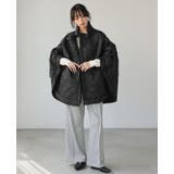 いつもと違うアウター見つけた。ソフトタフタキルティングポンチョ ポンチョ ケーブ | HAPPY急便 by VERITA.JP | 詳細画像13 