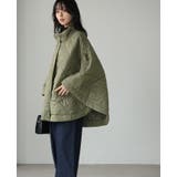 いつもと違うアウター見つけた。ソフトタフタキルティングポンチョ ポンチョ ケーブ | HAPPY急便 by VERITA.JP | 詳細画像18 