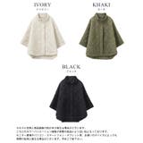 いつもと違うアウター見つけた。ソフトタフタキルティングポンチョ ポンチョ ケーブ | HAPPY急便 by VERITA.JP | 詳細画像3 