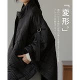 いつもと違うアウター見つけた。ソフトタフタキルティングポンチョ ポンチョ ケーブ | HAPPY急便 by VERITA.JP | 詳細画像4 