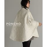 いつもと違うアウター見つけた。ソフトタフタキルティングポンチョ ポンチョ ケーブ | HAPPY急便 by VERITA.JP | 詳細画像5 