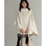 いつもと違うアウター見つけた。ソフトタフタキルティングポンチョ ポンチョ ケーブ | HAPPY急便 by VERITA.JP | 詳細画像8 