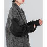 ワンランク上の大人MODE。シャギー×オーガンジー異素材MIXコート コート | HAPPY急便 by VERITA.JP | 詳細画像13