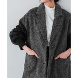 ワンランク上の大人MODE。シャギー×オーガンジー異素材MIXコート コート | HAPPY急便 by VERITA.JP | 詳細画像15