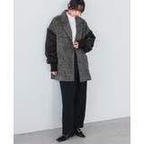 ワンランク上の大人MODE。シャギー×オーガンジー異素材MIXコート コート | HAPPY急便 by VERITA.JP | 詳細画像16