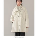 アレンジできる2wayコート。スカーフ付ステンカラーコート コート アウター | HAPPY急便 by VERITA.JP | 詳細画像10 