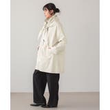 アレンジできる2wayコート。スカーフ付ステンカラーコート コート アウター | HAPPY急便 by VERITA.JP | 詳細画像11 